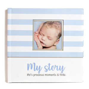 Libro de memoria personalizado de primer año para bebé, diario de fotos de recuerdo para niño, cuaderno de regalo para niño - Product Image 1