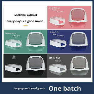 Litière pour animaux de compagnie extra-large en plastique, entièrement ou semi-fermée, à conception <span class=keywords><strong>automatique</strong></span> et fermée, personnalisable, vente en gros du fabricant, à prix abordable - Product Image 2