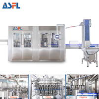 Machine de remplissage automatique 3-en-1 pour boissons gazeuses 10000-30000 BPH, rinçage, remplissage, bouchage, anti-mousse, en SUS304/316, certifiée CE ISO9001