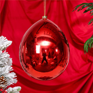 New Teardrop-Shaped 30*25cm Giant Plastic <strong>Christmas</strong> Ball &amp; Tree Ornaments Largest <strong>Outdoor</strong> <strong>Christmas</strong> Decorations <strong>Large</strong> <strong>Bauble</strong> - Product Image 4