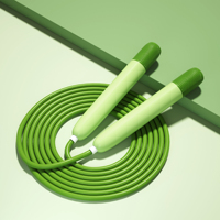 Corde à sauter réglable pour le sport avec poignée en PP/PVC, longueur 2,8 m, portable, personnalisable, unisexe, pour la maison et la salle de sport