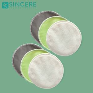 Coussinets d'allaitement réutilisables profilés, super absorbants, en fibre de bambou, <span class=keywords><strong>pour</strong></span> les mères allaitantes, utilisation jour et nuit, logo personnalisé - Product Image 3