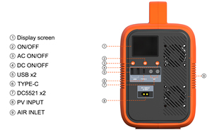 Estación de Energía Portátil de 500W 2026, Kit de Alta Calidad para Camping, Bancos de Energía Solares para Auto, Fuente de Energía LiFePO4 para Teléfono Móvil - Product Image 3