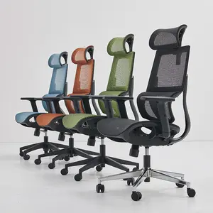 Lumbar Backrest Support Mesh Chair Auto-adjusting Moving Full Meshing Office Chair