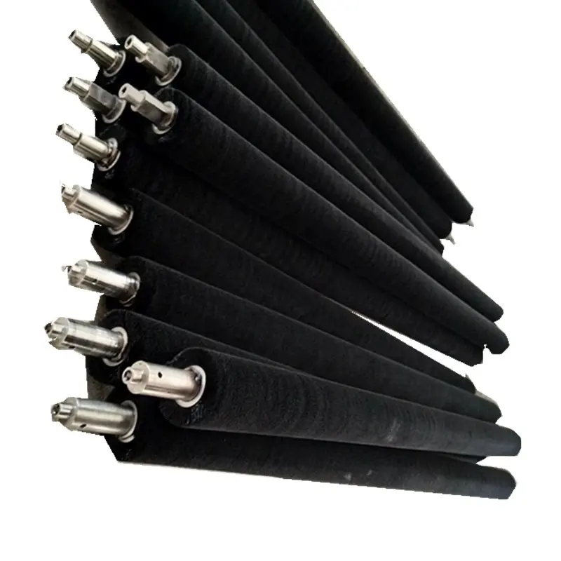 Professional production nylon cylindrical brushes with steel shaft