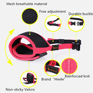 Bozal de nailon para perros, suave y ajustable, acolchado, de ajuste rápido, cómodo, para entrenamiento de mascotas - Product Image 6