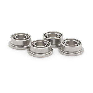 SMF63Z Stainless Steel Flange Bearing Corrosion-Resistant Silicon <b>Nitride</b> Ceramic Ball Miniature Deep Groove Ball Bearing - Product Image 1