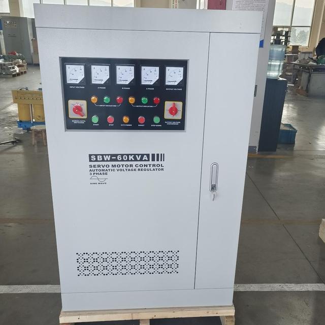 High Quality 45kva Three-phase AC Power Stabilizer 15kva Three-phase Stabilizer 380v Indoor Use