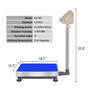 Industrial Platform <b>Scale</b> 300kg Stainless Steel High <b>Precision</b> Weighing Counting <b>Scale</b> for Commercial Use - Product Image 3