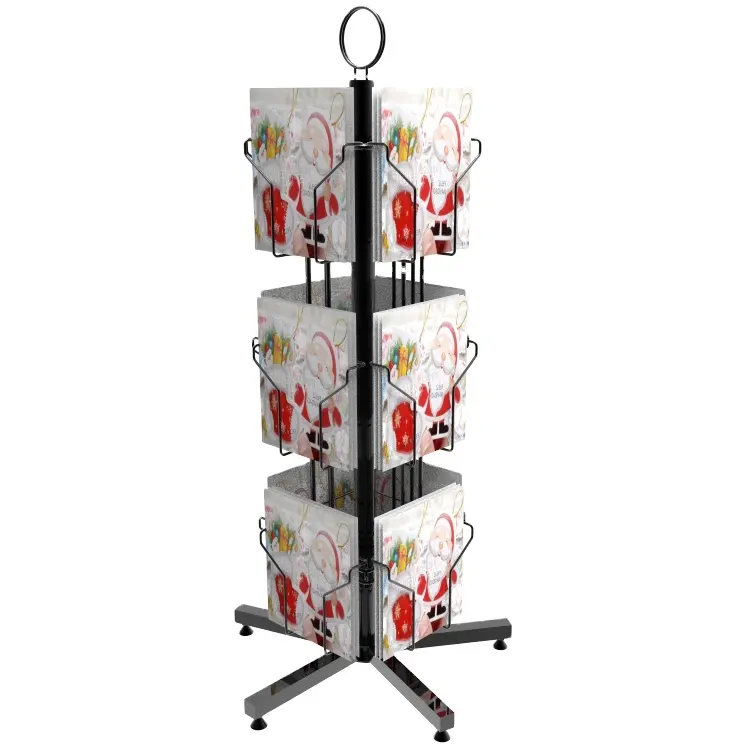 Mer chand ising Retail Store Fixtures Freistehendes Literatur magazin Comic-Geschenk karte Toy Display Rack