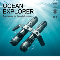 Scooter sous-marin à double moteur personnalisable, propulseur marin portatif, corps en aluminium, hélice de plongée à double moteur, équipement de plongée
