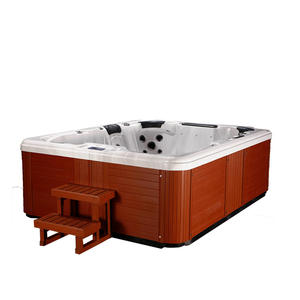 工場中国6人用マッサージアクリル水泳スパタブ屋外ワールプールホットタブ - Product Image 3