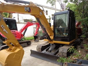 Mini-excavatrice Caterpillar 305 d'occasion, 5 tonnes, CAT 305, excavatrice sur chenilles, 90% neuve, bon état, matériel de construction - Product Image 5