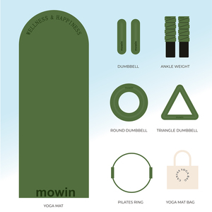 Mowin 2024 <strong>New</strong> Design Ankle Weight Pilates Accessories Wholesale Fitness Gym Silicone <strong>Dumbbell</strong> for Pilates - Product Image 3