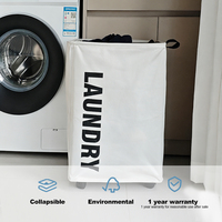 Panier à linge pliable avec roulettes, type sur pied, grande capacité, durable et écologique