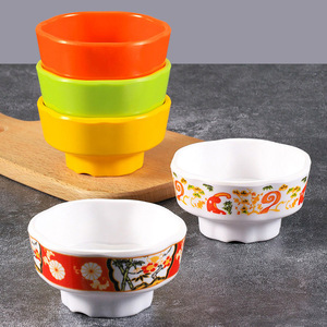 Tazón Comercial de Melamina Grado A5, Anticaídas, Bicolor, Pequeño, <span class=keywords><strong>para</strong></span> Arroz, Sopa, Papilla, <span class=keywords><strong>para</strong></span> Restaurante y Hotel - Product Image 5