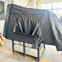 Tenda Atap Mobil JIYA untuk 4 Orang, Tahan Air, Pembukaan Cepat, Bahan Oxford, Cangkang Aluminium Alloy, Cocok untuk Camping Keluarga 4x4
