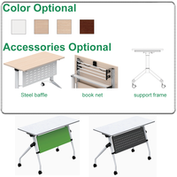 Ensemble de bureau moderne, table de travail élégante pour bureau à domicile, bureaux pour réunions de bureau