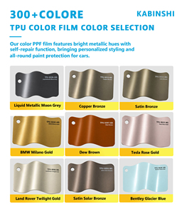 Película Protectora de Pintura PPF TPU Gris Fantasma Estrellado de 8 Mil, Vinilo Hidrofóbico para Carrocería de Automóvil, Suministro de Rollos Personalizados para Distribuidores Globales - Product Image 6