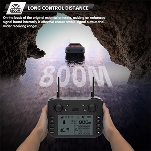 Thuyền câu mồi tự hành V080 mới với máy dò cá, GPS 180 điểm, thuyền câu mồi 120ft, sonar, động cơ kép, khoảng cách điều khiển 800m - Product Image 2