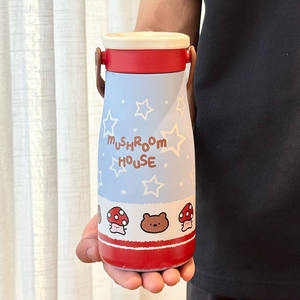Cute Stainless Steel Thermos For Kids With Straw <b>Travel</b> Water Bottle Portable Insulated <b>Cup</b> For Children Summer 2025 - Product Image 5