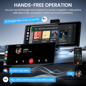 DriveSyncKits Pantalla de Navegación <span class=keywords><strong>para</strong></span> Automóvil de 60 FPS con Cámara <span class=keywords><strong>para</strong></span> Tablero 4K, Cámara de Reversa 1080P, Pantalla Portátil de 10.26 Pulgadas <span class=keywords><strong>para</strong></span> Automóvil - Product Image 5