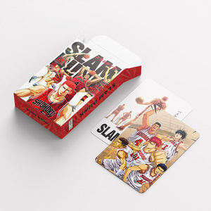 การ์ตูน92ชิ้น/กล่องสแลมดังค์ซากุรากิฮานามิจิรุคาวะ60ชิ้นการ์ดโลโมสติกเกอร์32ชิ้นอุปกรณ์ประกอบฉากคอสเพลย์การ์ดอะนิเมะกระดาษสะสม - Product Image 5