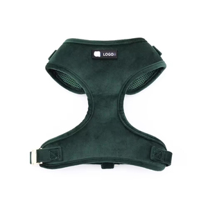 Correa de Lujo para Perro, Conjunto de Arnés de Terciopelo para Perro, Collar y Correa Ajustables para Perro, Arnés para Mascotas - Product Image 2