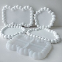 Candyer Wholesale DIY Coaster Tray 6 Bubble Silicone Mold Small Large Epoxy Resin Craft Packaging Bag