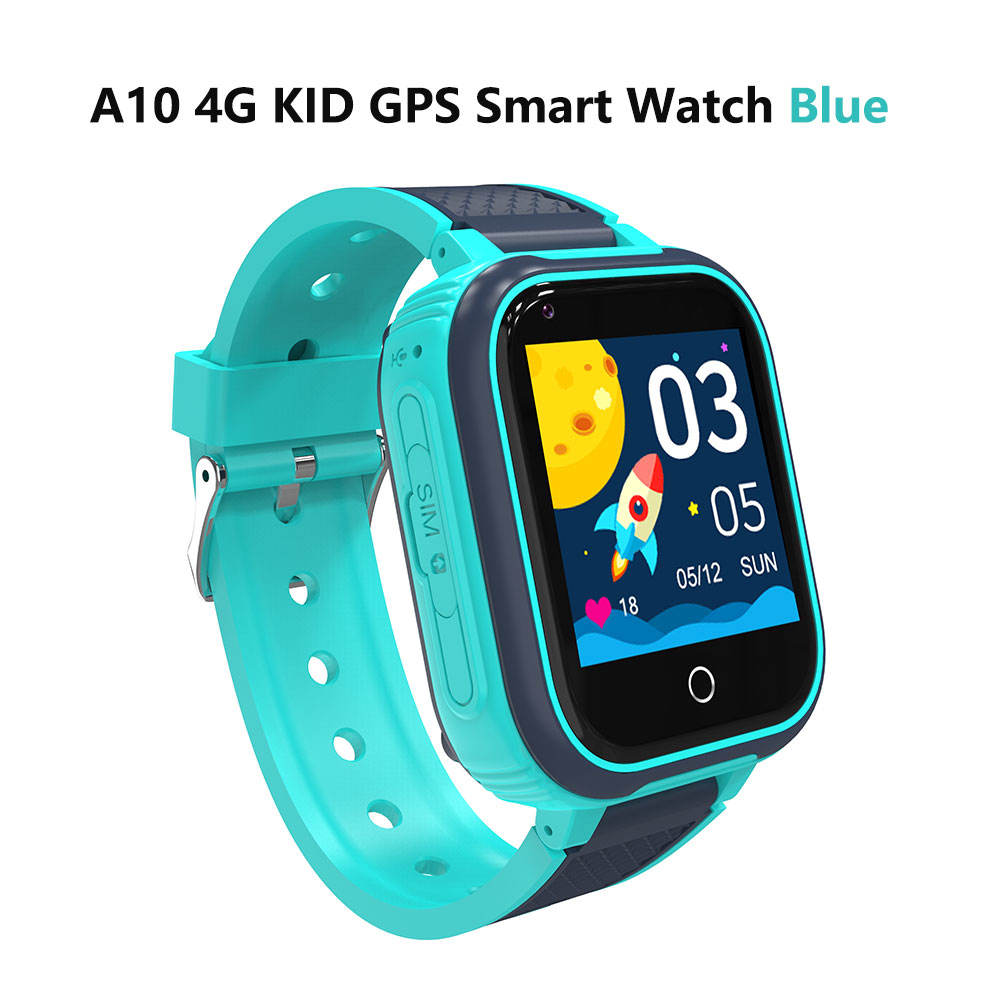 Montre intelligente bleue A10-4g-gps-KID