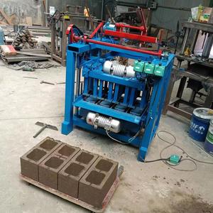 QT Semi-Automatic Electric Pressure Vibration Hollow Block Making Machine with Cement Fly Ash Mold 220V/380V - Product Image 4