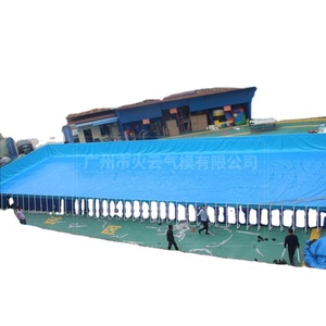 Piscina Inflable Grande para Niños, Piscina con Obstáculos Acuáticos Móviles, Juguete para Parque Acuático - Product Image 1
