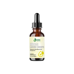 Best Selling Iron Liquid Drops with Iron Energy Boost Vibrant lifestyles Cognitive Function Effective liquid Iron <b>Supplement</b> - Product Image 1