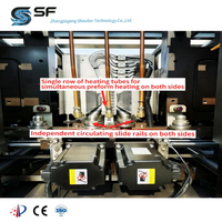 Machine de soufflage de bouteilles PET automatique à 2 cavités ShouFan haute vitesse 5500b/h avec moteur à roulement PLC Delta pour ligne de production d'eau minérale