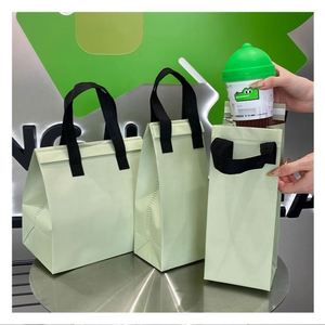 Sac isotherme non tissé pour boissons froides et chaudes, livraison de repas, sac thermique jetable pour emporter - Product Image 2