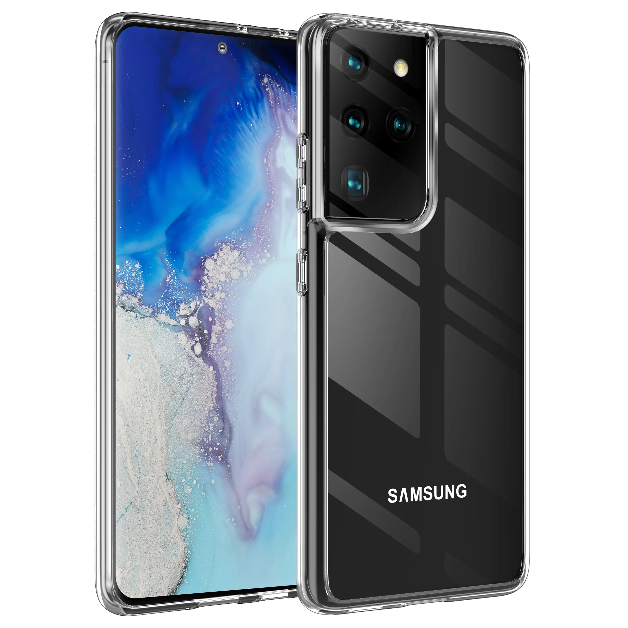 Coque transparente HD au design personnalisé pour Samsung Galaxy S22 S23 Coque transparente ultra cristalline pour téléphone portable Samsung 24 Ultra