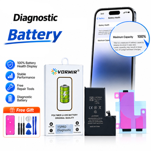 Batería de Diagnóstico de Alta Capacidad para <span class=keywords><strong>12</strong></span>-15, 3400mAh 5200mAh, Sin Mensaje de Pieza Desconocida, Sin Mensaje de Pop, 100% Saludable, Batería de Repuesto - Product Image 1