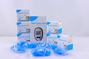 Kit de mesure de la glycémie RF-76 avec <span class=keywords><strong>bandelettes</strong></span> de <span class=keywords><strong>test</strong></span>, lancettes, glucomètre pour la mesure de la glycémie à domicile - Product Image 2