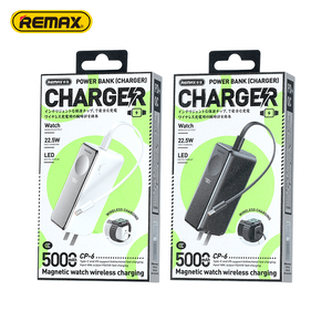 Batterie externe sans fil CP-6 22,5 W avec cordon de recharge et prise murale, charge rapide 5000 mAh CP-6 sans fil - Product Image 3
