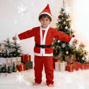<b>Christmas</b> Adult Women's Gold Velvet <b>Dress</b> up Santa Claus Costume - Product Image 4