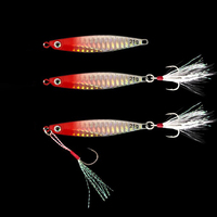 10g 15g 21g leurres de pêche au plomb, leurre de pêche lumineux, dur, lent, appâts artificiels