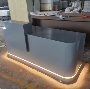 Hiện đại đơn giản trang điểm cửa hàng truy cập tiền mặt đăng ký thanh cho Thẩm mỹ viện tiếp nhận bàn với thiết kế men nướng - Product Image 3