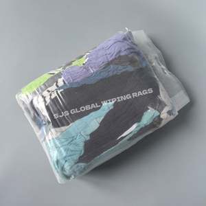 Trapos de felpa 100% algodón, limpiadores de sudaderas, trapos de colores recuperados, trapos de algodón para limpieza - Product Image 1