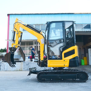 Spedizione gratuita 2.6 tonnellate idraulico Mini escavatore movimento terra macchine piccolo scavatore fattoria cortile ristrutturazione Micro Bagger - Product Image 2