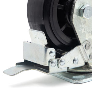 Elite Durable Pu Rubber Cabinet Casters Includes Mounting Bolts Heavy Load Capacity And Easy Installation For Storage Shelves - Product Image 1