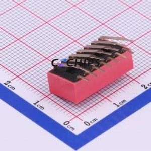 TM-07 DIP Switch Through hole Component (THT) Switch ( Number of Switch Sections: 7 )( Lead Spacing: 2.54mm ) - Product Image 2
