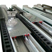 Système robotisé CNC motorisé XYZ robuste avec module linéaire à crémaillère et pignon en alliage d'aluminium