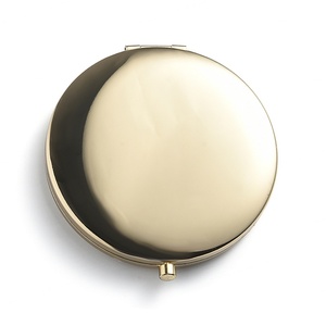 High End Girl Gift Epoxy Sticker Round Shape Dual Side <b>Compact</b> <b>Mirror</b> - Product Image 4