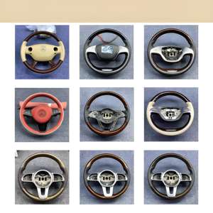 Convient pour Audi TT TTS TTRS R8 V8 V10 Volant en fibre de carbone à fond plat Volant de voiture en cuir pour usage <span class=keywords><strong>automobile</strong></span> - Product Image 6