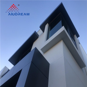 Panneaux composites en aluminium revêtus de PVDF modernes Aludream - Ignifuges (A2) Écologiques Revêtements muraux extérieurs Façades - Product Image 1